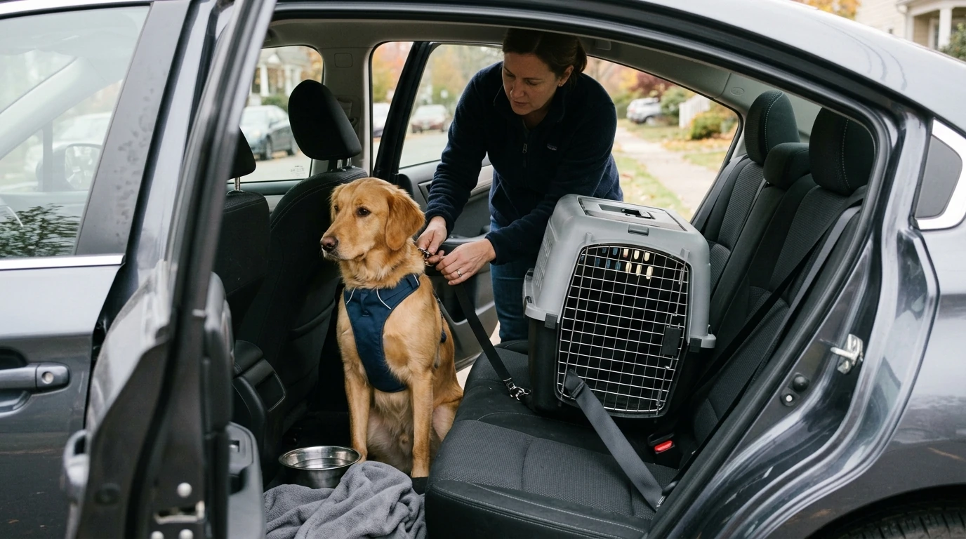 Pet Car Travel Safety: Seatbelts, Carriers & Checklist
