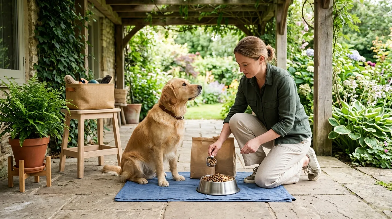 What Percentage to Use When Transitioning Dog Food